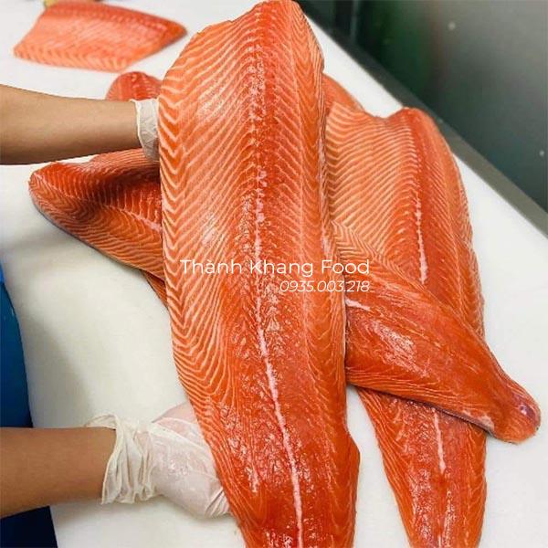 sỉ lẻ thân cá hồi tươi phi lê tại Đà Nẵng và Gh toàn quốc